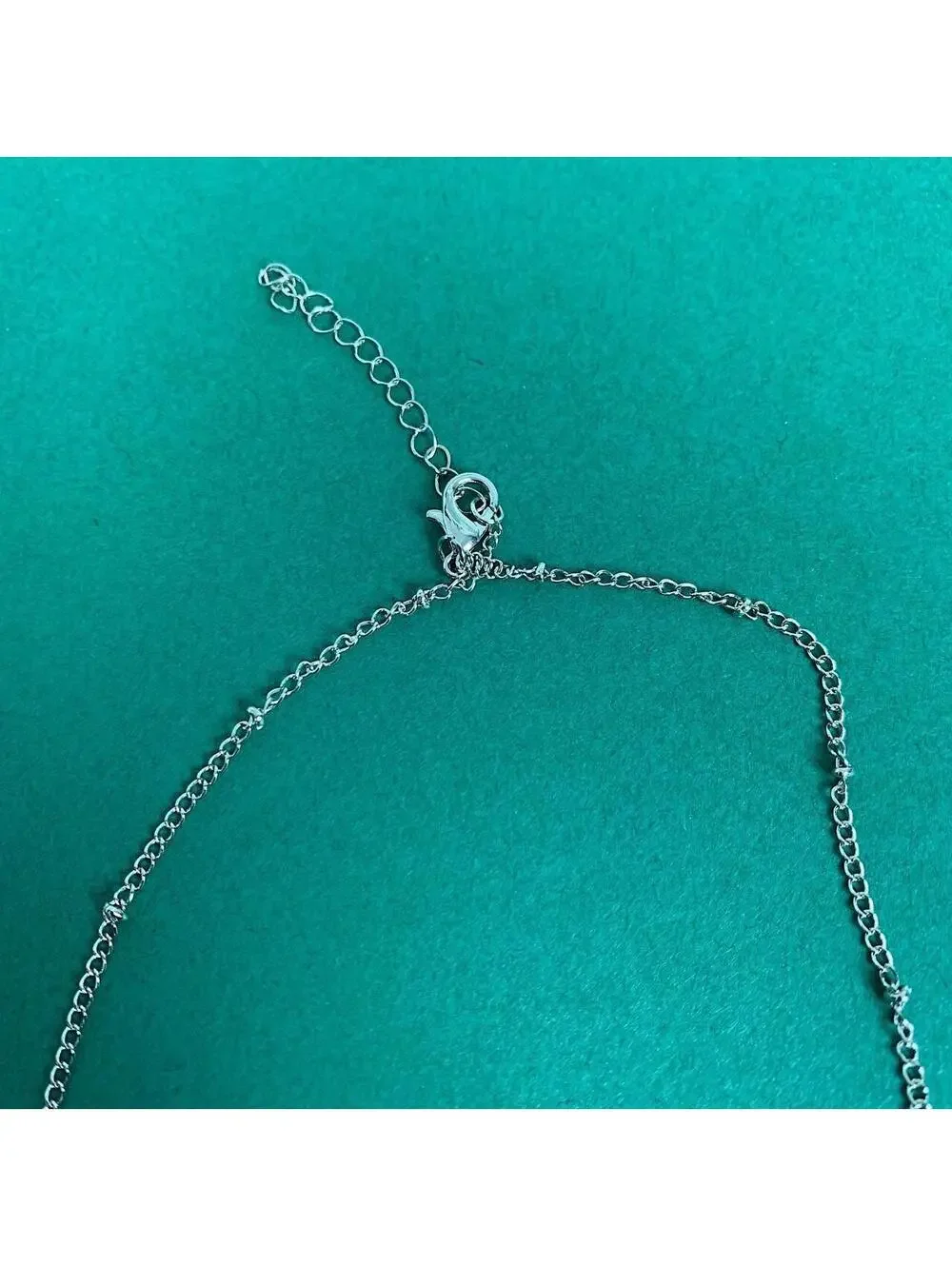 Cyber Y2k grunge silver star opium necklace. Cool simple design. Chain is